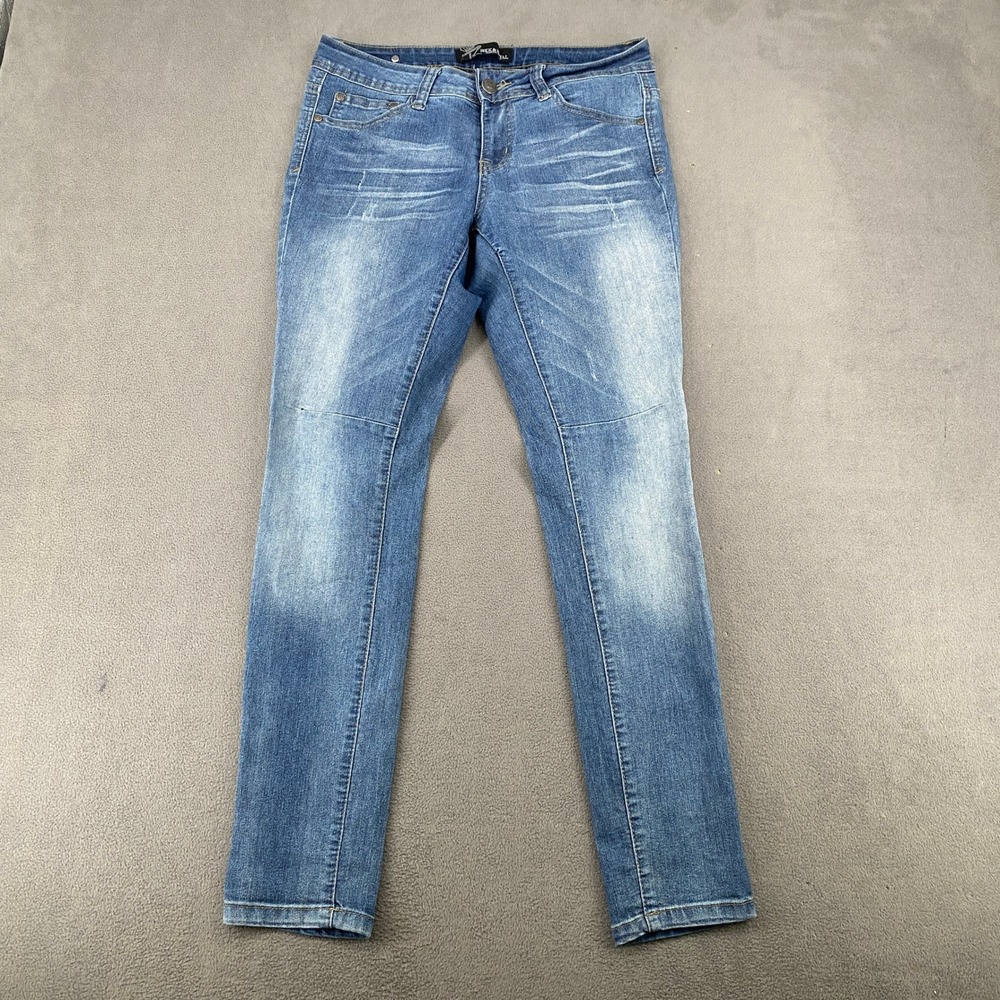Rock & Royal Classic Denim Skinny Jeans Medium Wash Blue RRP-212 Size 11